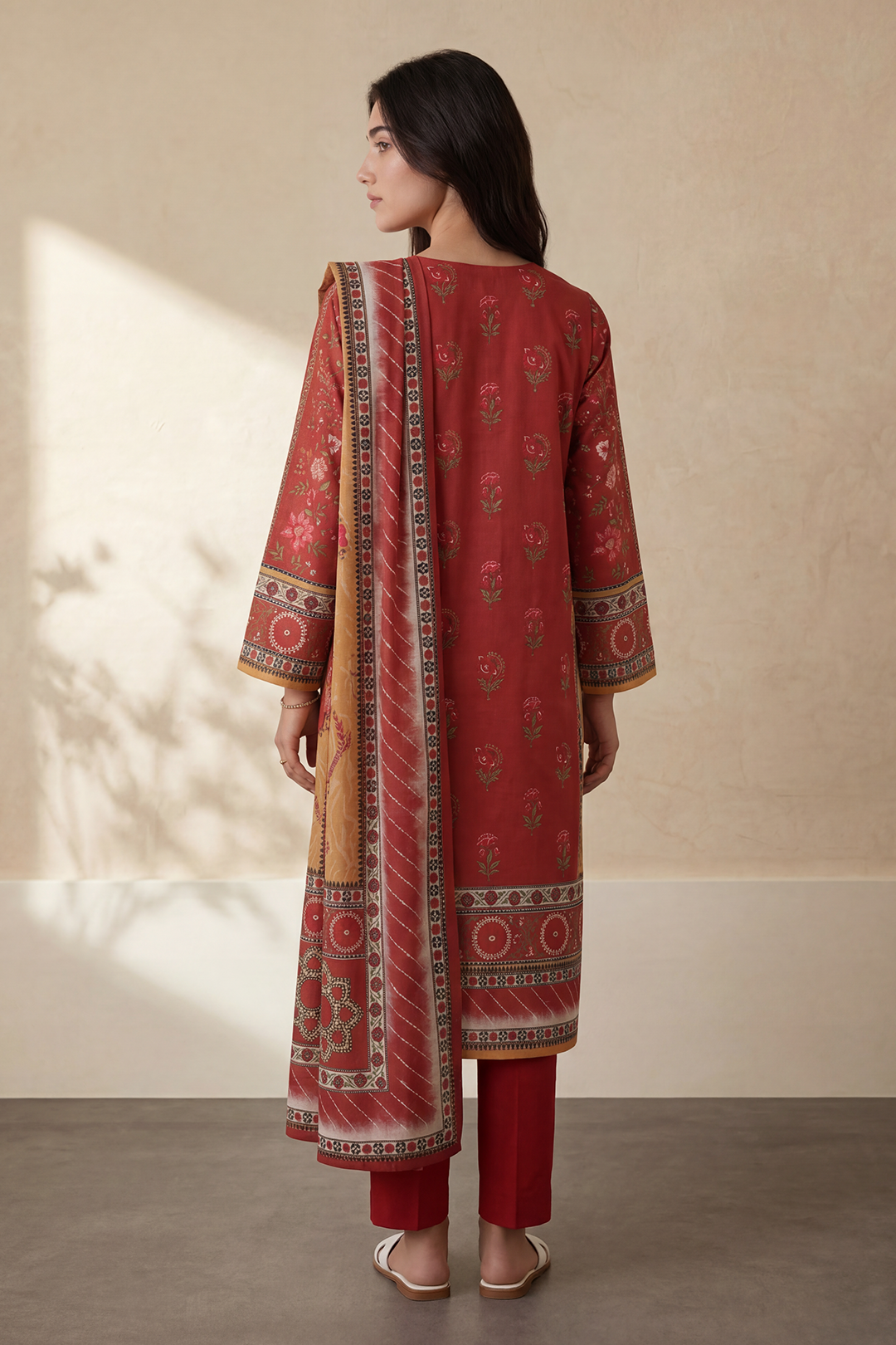 Kurta Dupatta Trouser - 2693
