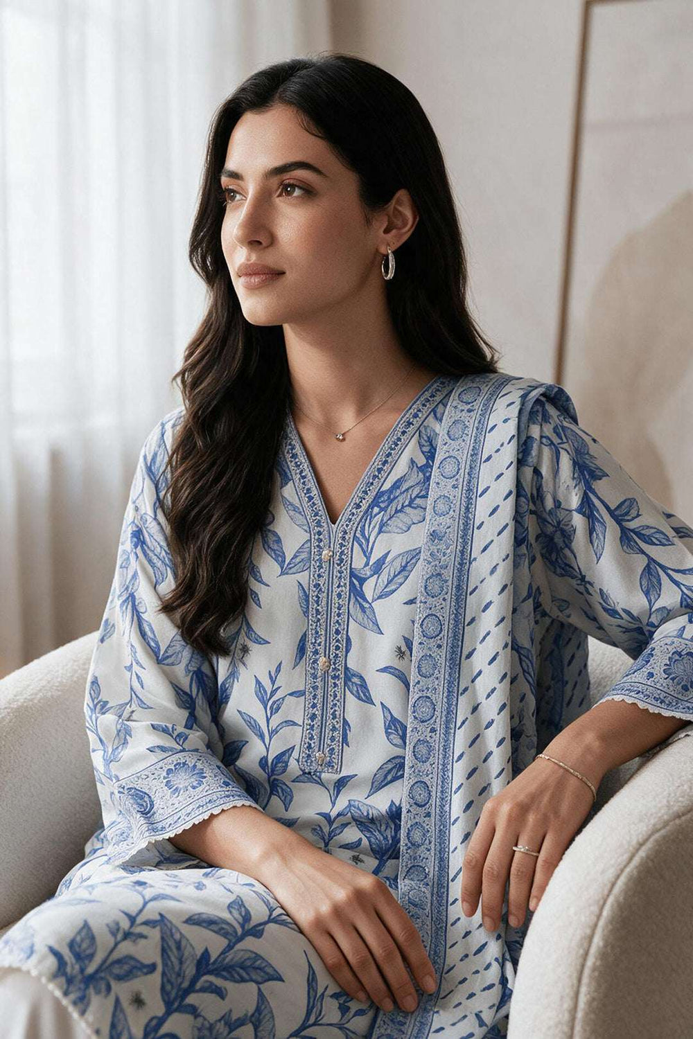 Kurta Dupatta Trouser - 2970