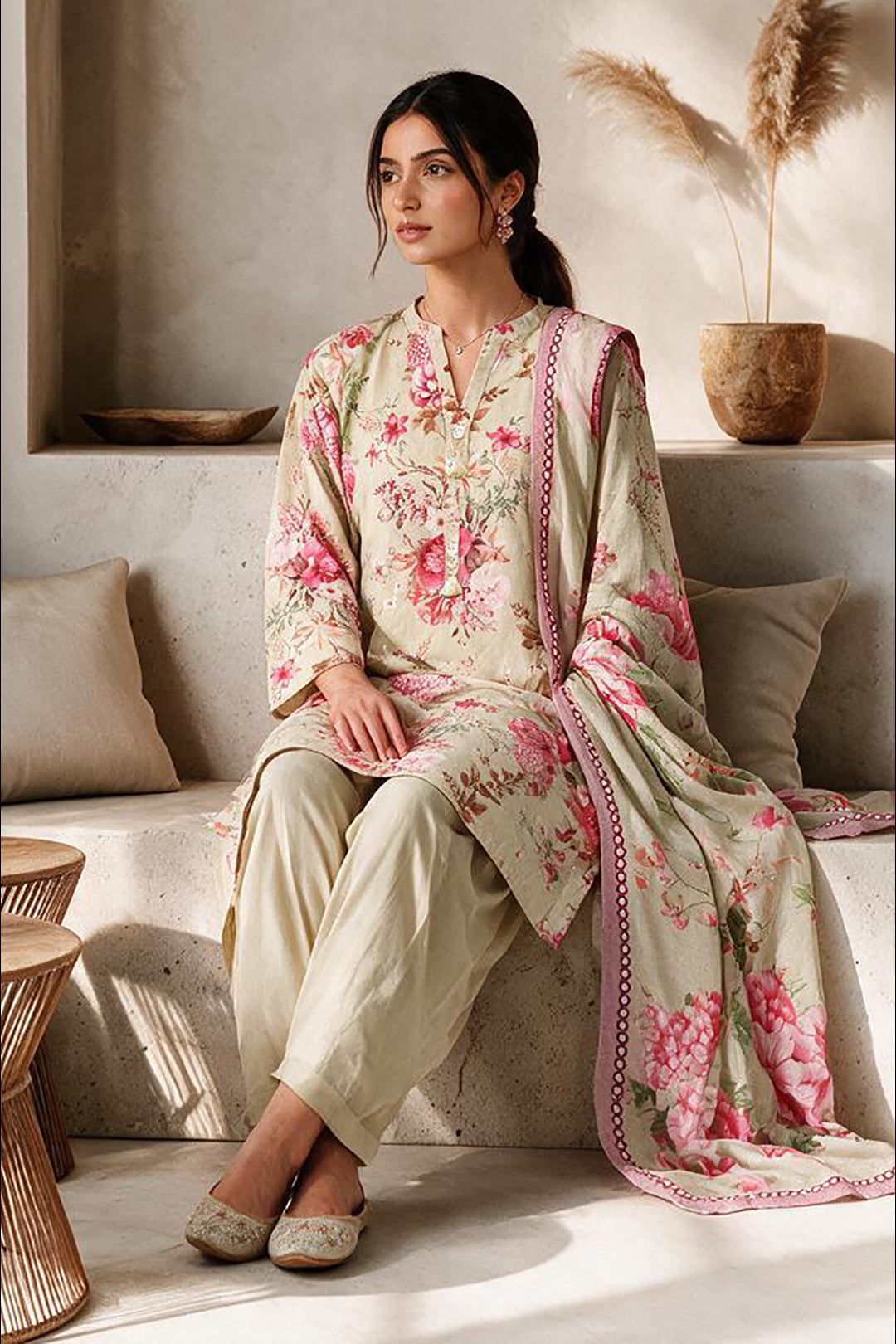 Kurta Dupatta Trouser - 2979