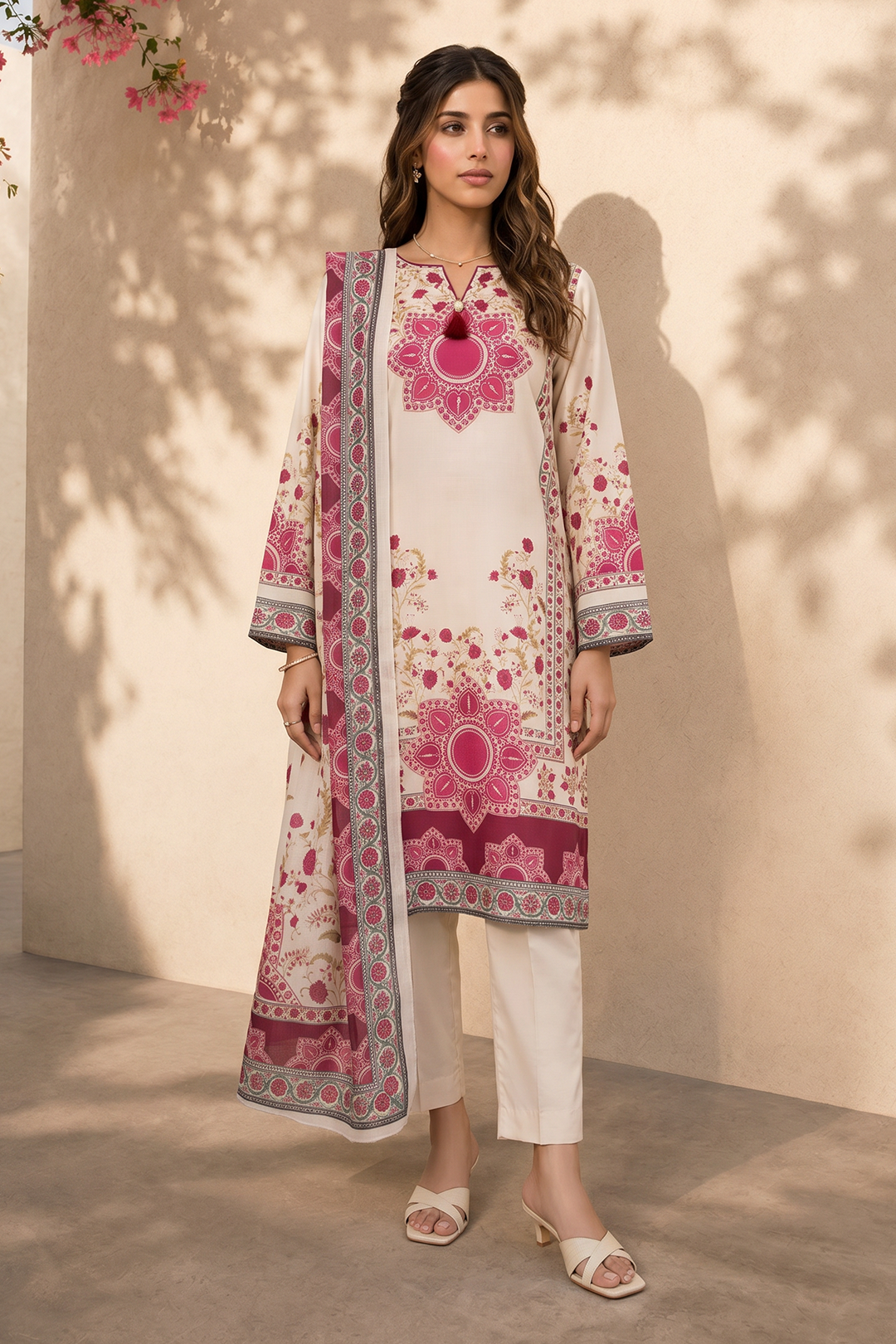 Kurta Dupatta Trouser - 2987