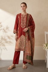 Embroidered Kurta Dupatta Trouser - 2997