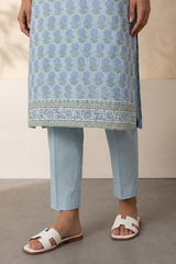 Embroidered Kurta Dupatta Trouser - 3004