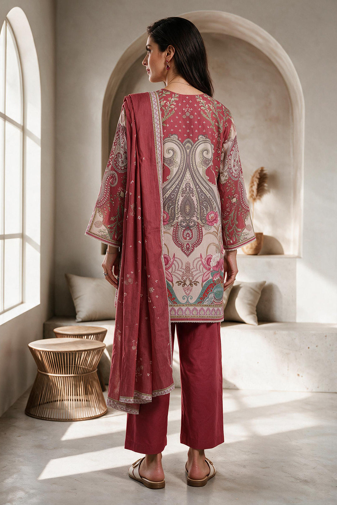 Kurta Dupatta Trouser - 3166