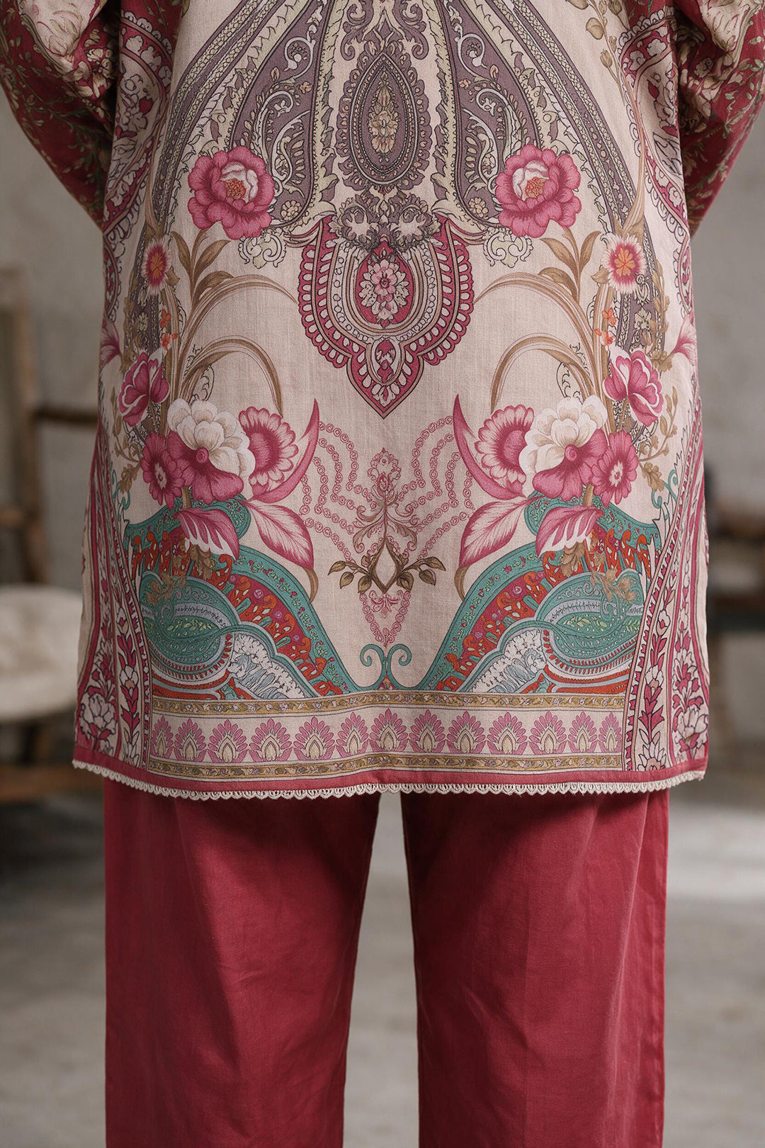 Kurta Dupatta Trouser - 3166