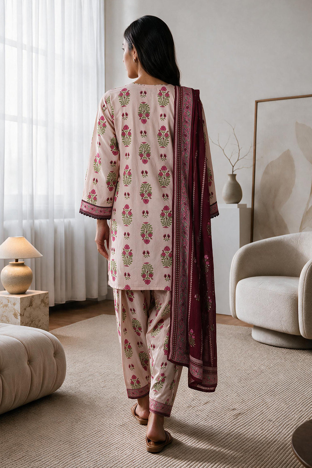 Kurta Dupatta Trouser - 3169
