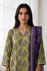 Kurta Dupatta Trouser - 3182