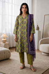 Kurta Dupatta Trouser - 3182