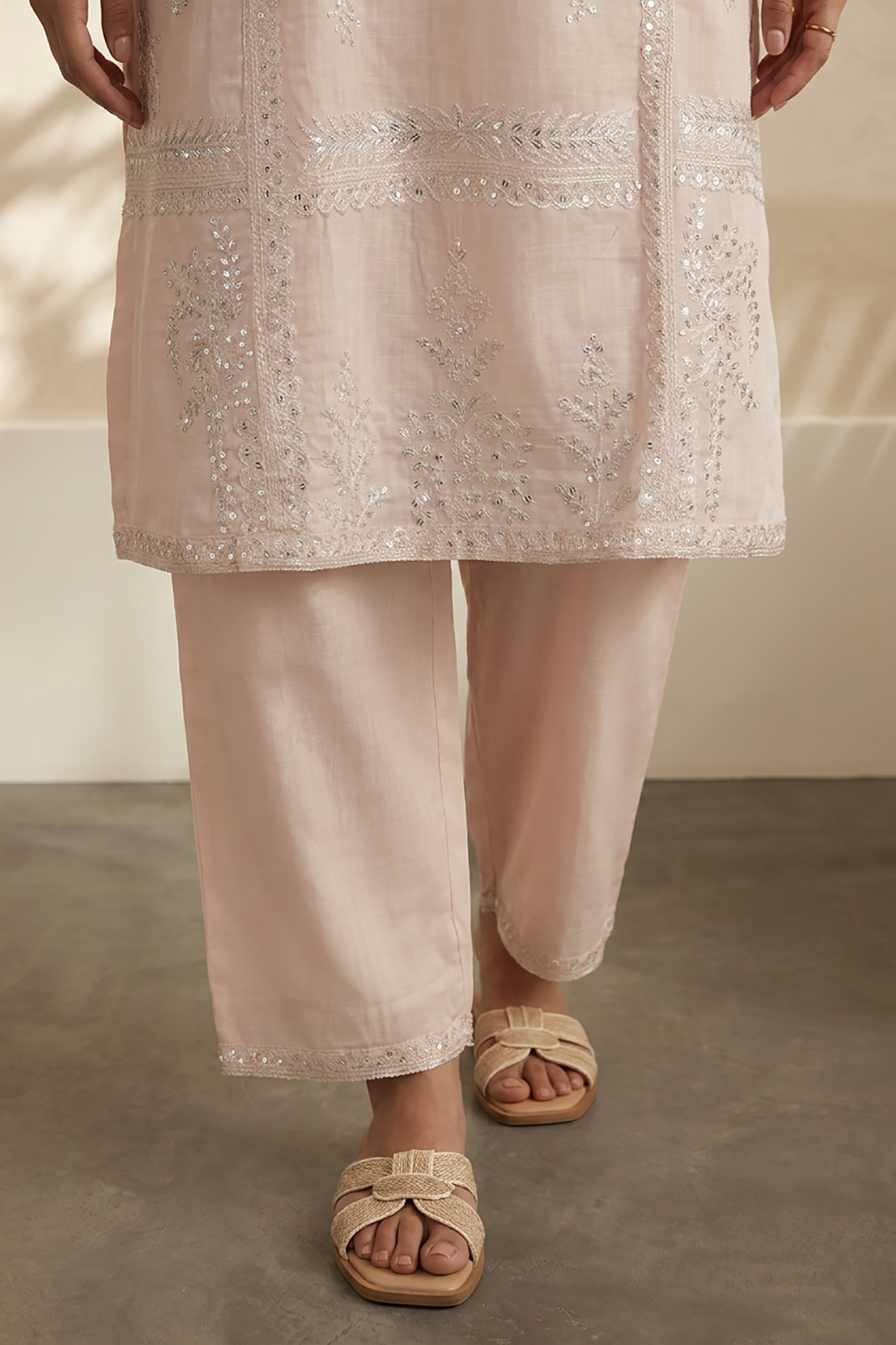 Embroidered Kurta Dupatta Trouser - 3223