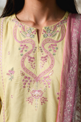 Embroidered Kurta Dupatta Trouser - 3280