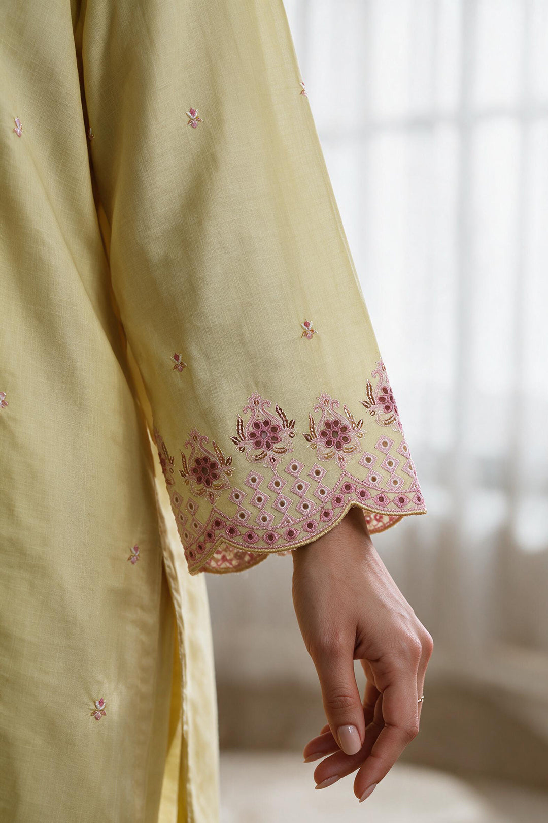 Embroidered Kurta Dupatta Trouser - 3280