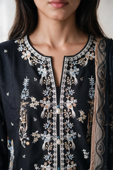 Embroidered Kurta Dupatta Trouser - 3364
