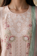 Embroidered Kurta Dupatta Trouser - 3365