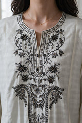 Embroidered Kurta Dupatta Trouser - 3398