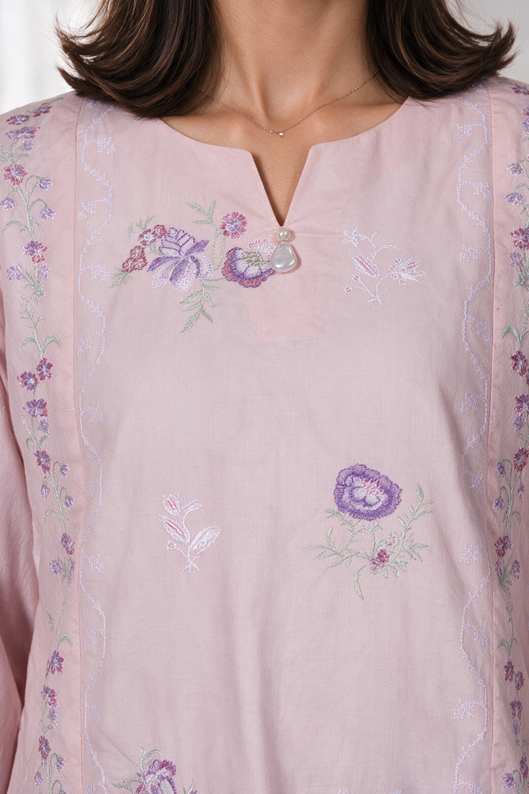 Embroidered Kurta Dupatta Trouser - 3400