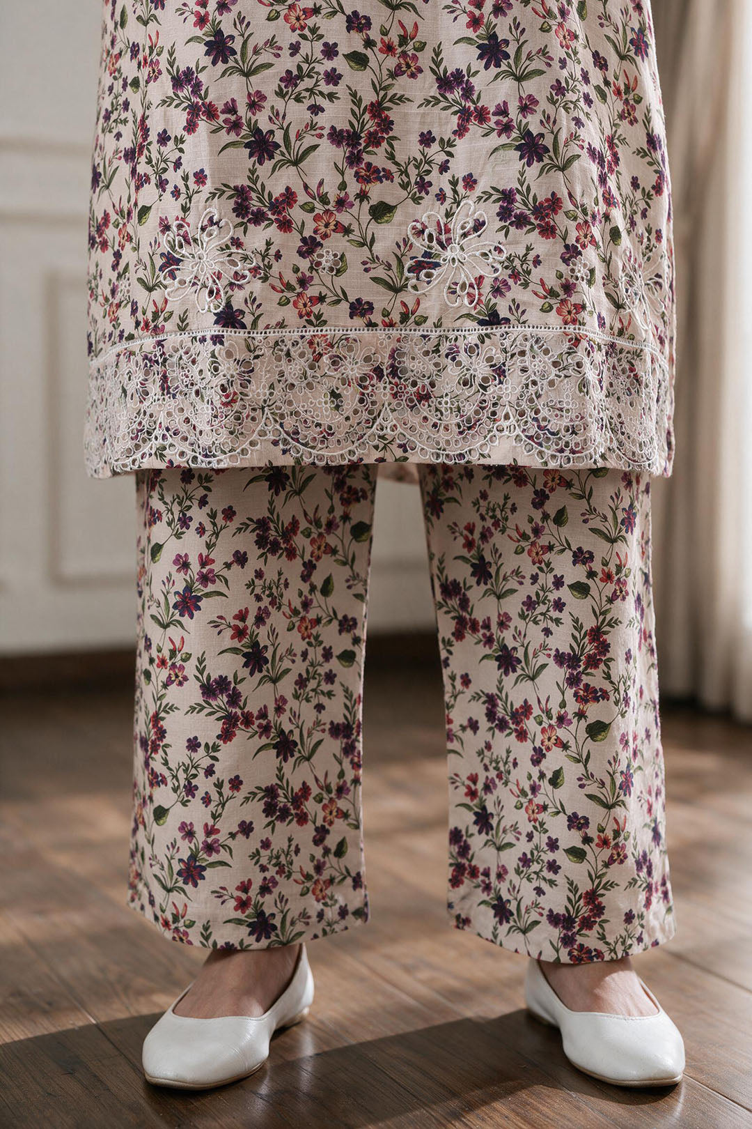 Embroidered Kurta Dupatta Trouser - 3709