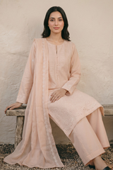 Embroidered Kurta Dupatta Trouser - 3731