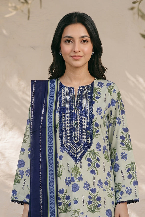 Embroidered Kurta Dupatta - 2421