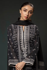 Embroidered Kurta Dupatta - 1493