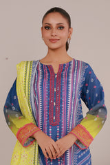 Embroidered Kurta Dupatta - 2936