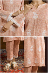Embroidered Kurta Trouser - 3003