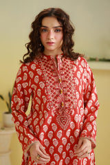 Embroidered Kurta Trouser - 3148