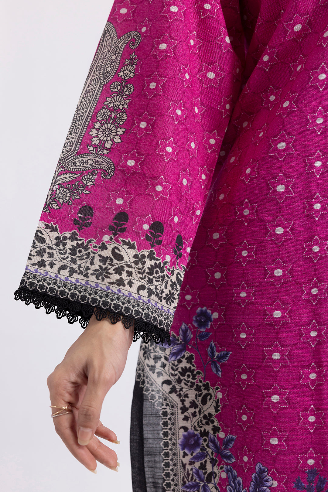 Embroidered Kurta Shawl Trouser - 2952