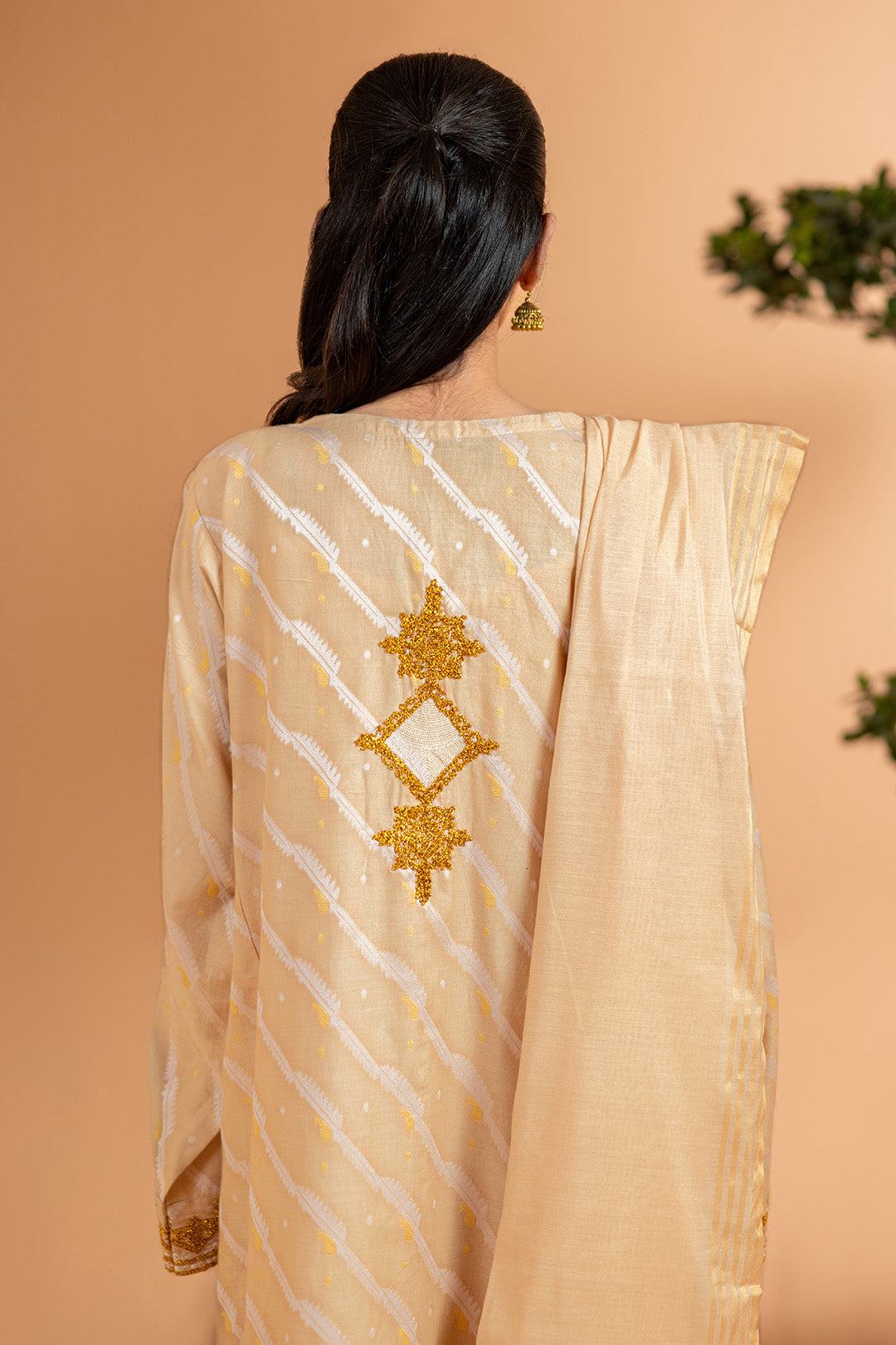 Embroidered Kurta Dupatta Trouser - 3360