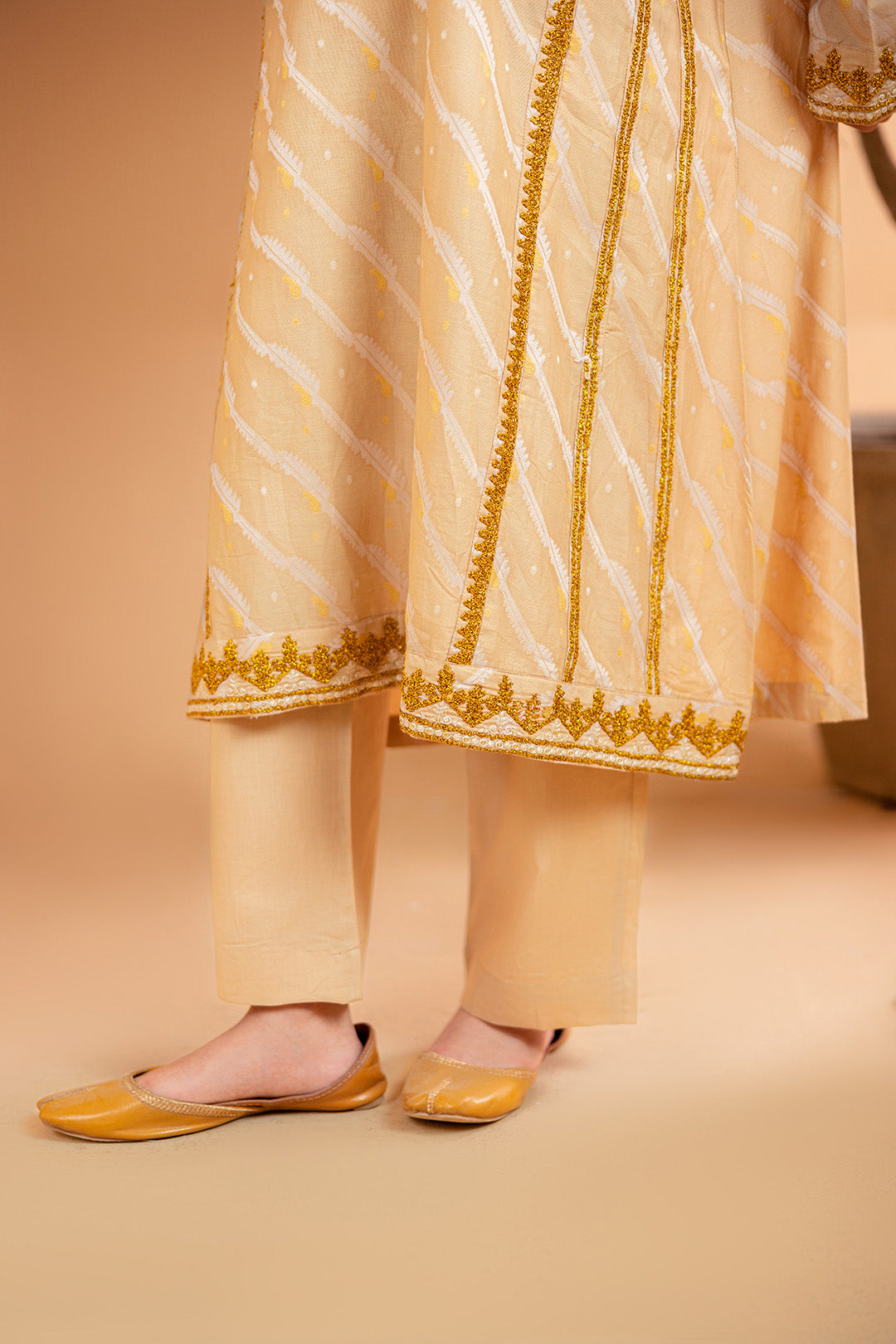 Embroidered Kurta Dupatta Trouser - 3360