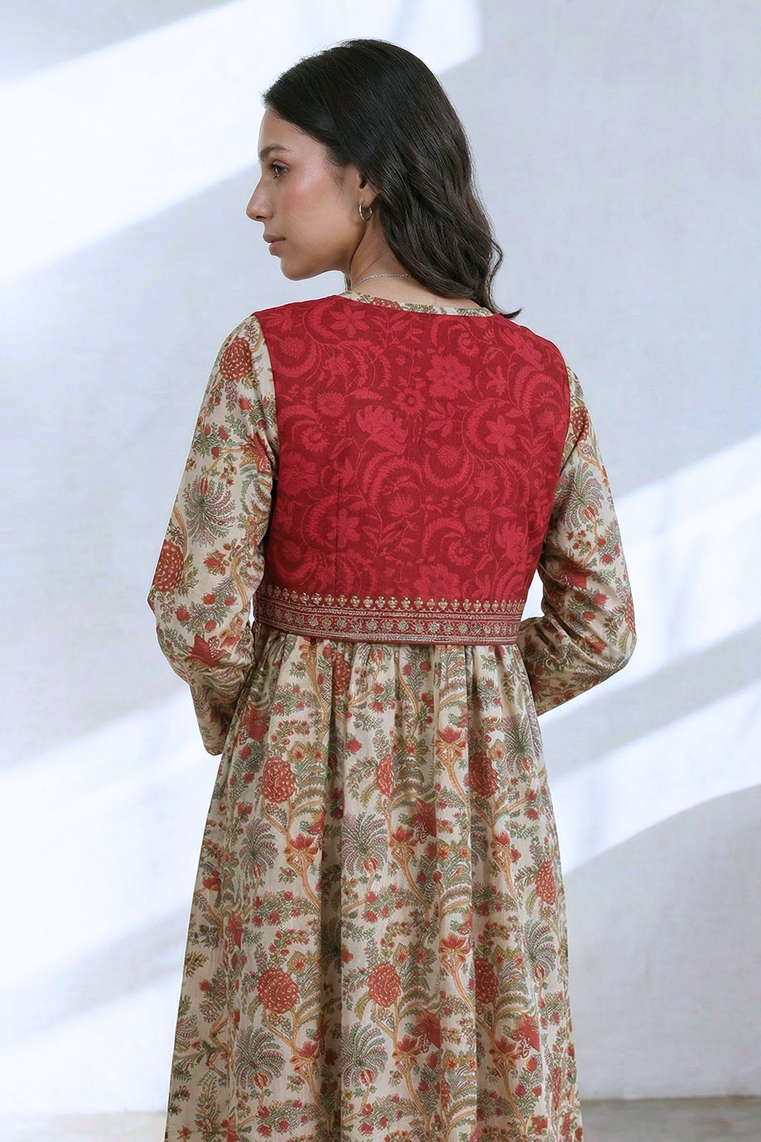 Embroidered Kurta - 2663