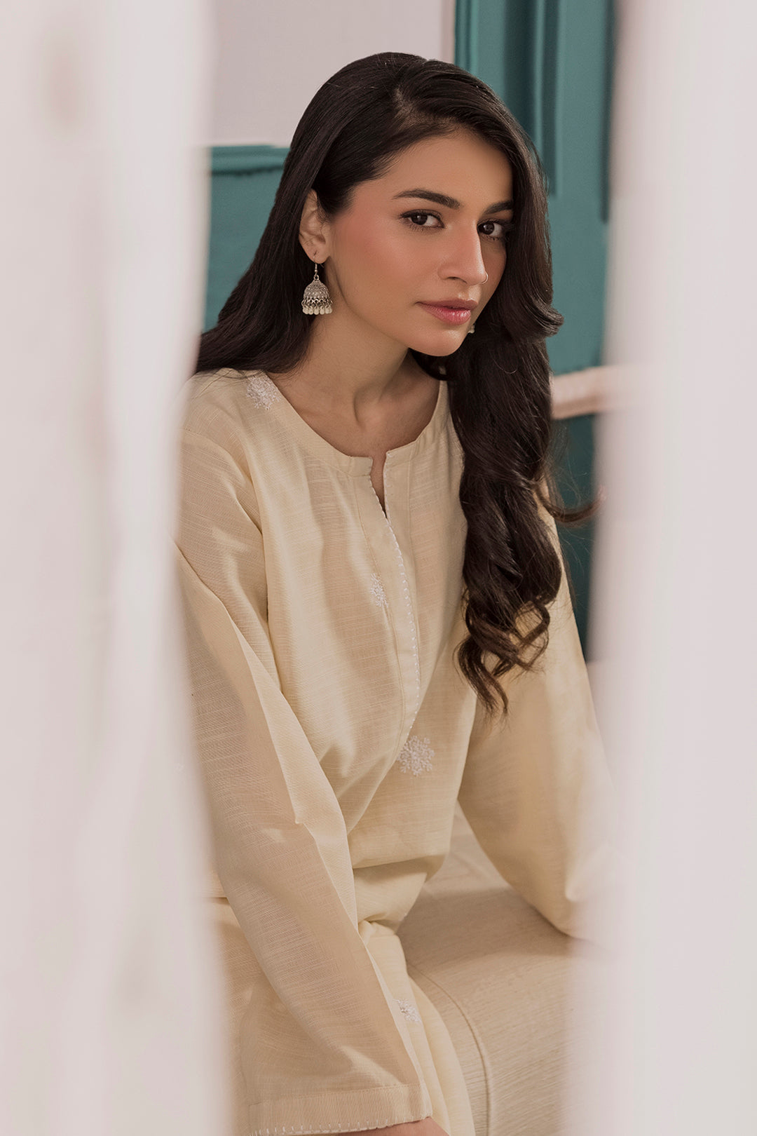 Embroidered Kurta - 2818