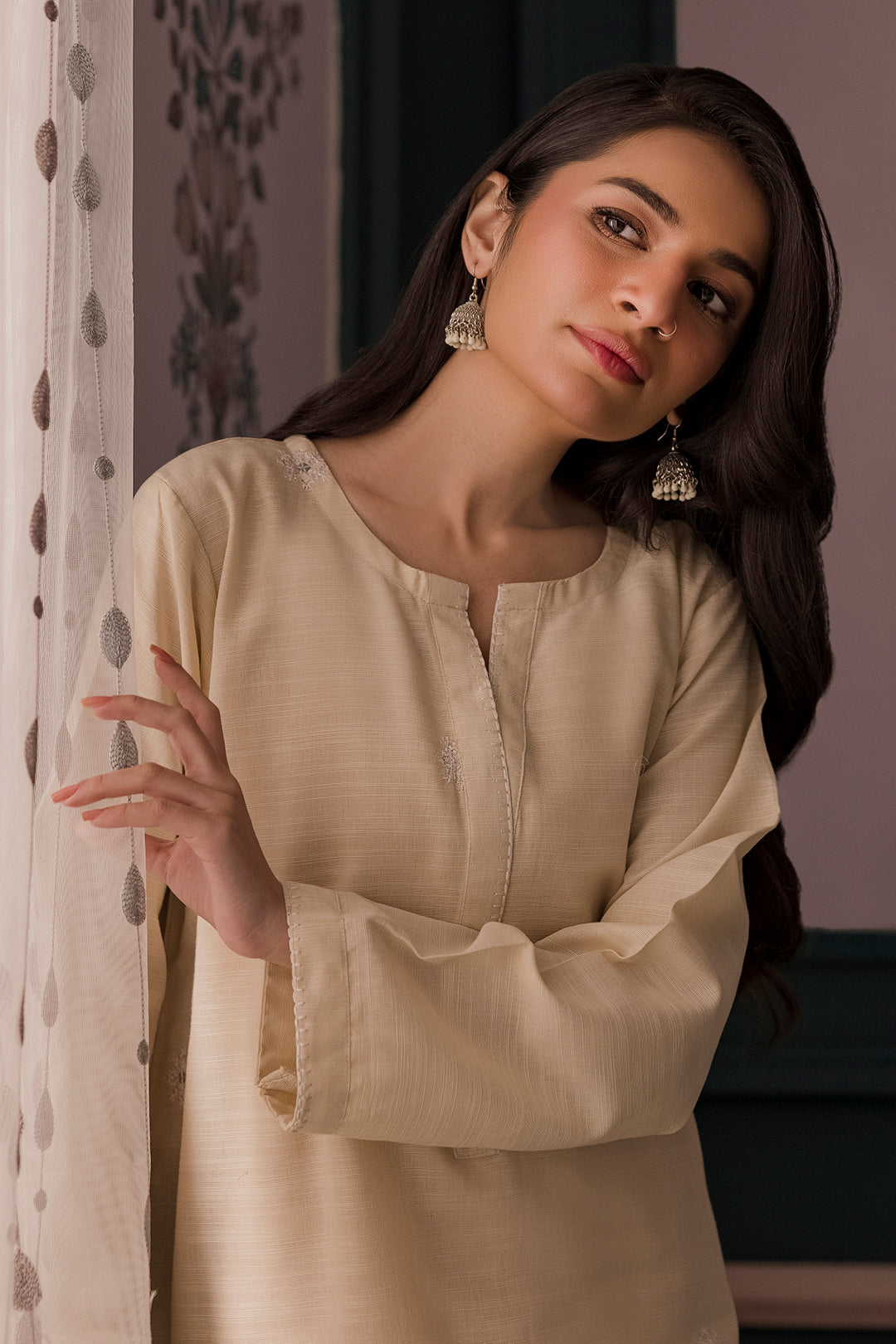 Embroidered Kurta - 2818