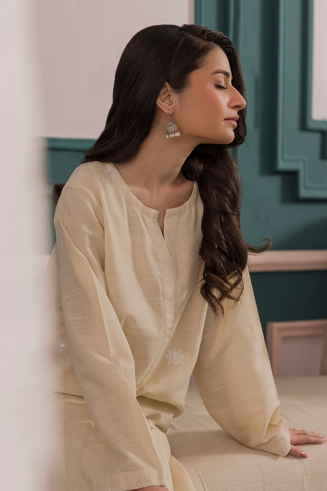 Embroidered Kurta - 2818