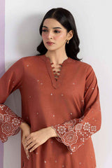 Embroidered Kurta Trouser - 2569