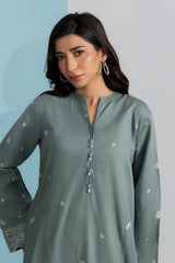 Embroidered Kurta Trouser - 2575