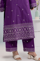 Embroidered Kurta Trouser - 2582