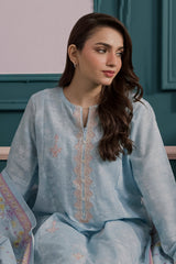 Embroidered Kurta Dupatta - 2858