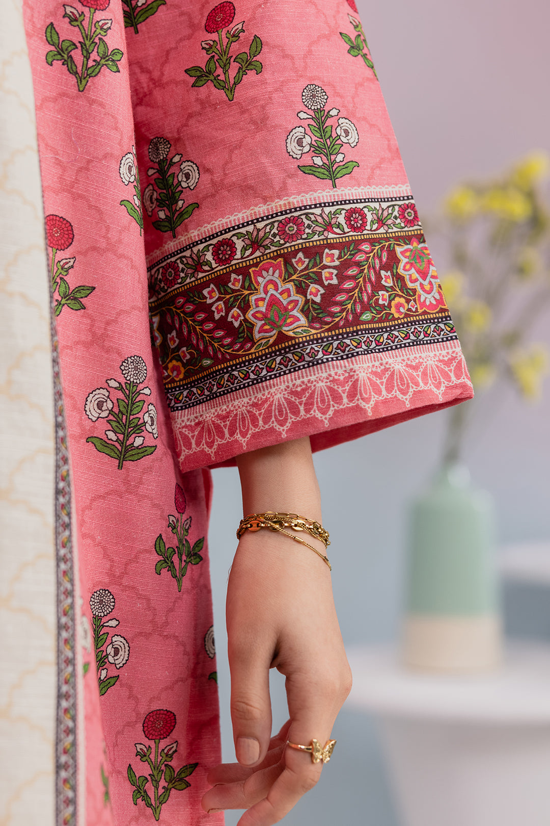 Embroidered Kurta Dupatta - 2859