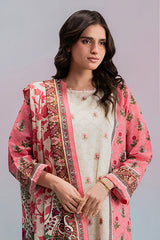 Embroidered Kurta Dupatta - 2859