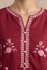 Embroidered Kurta Dupatta Trouser - 2517