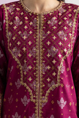 Embroidered Kurta Dupatta Trouser - 2537
