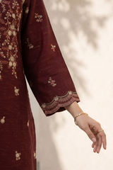 Embroidered Kurta Dupatta Trouser - 2557