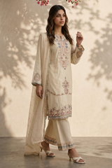 Embroidered Kurta Dupatta Trouser - 2602