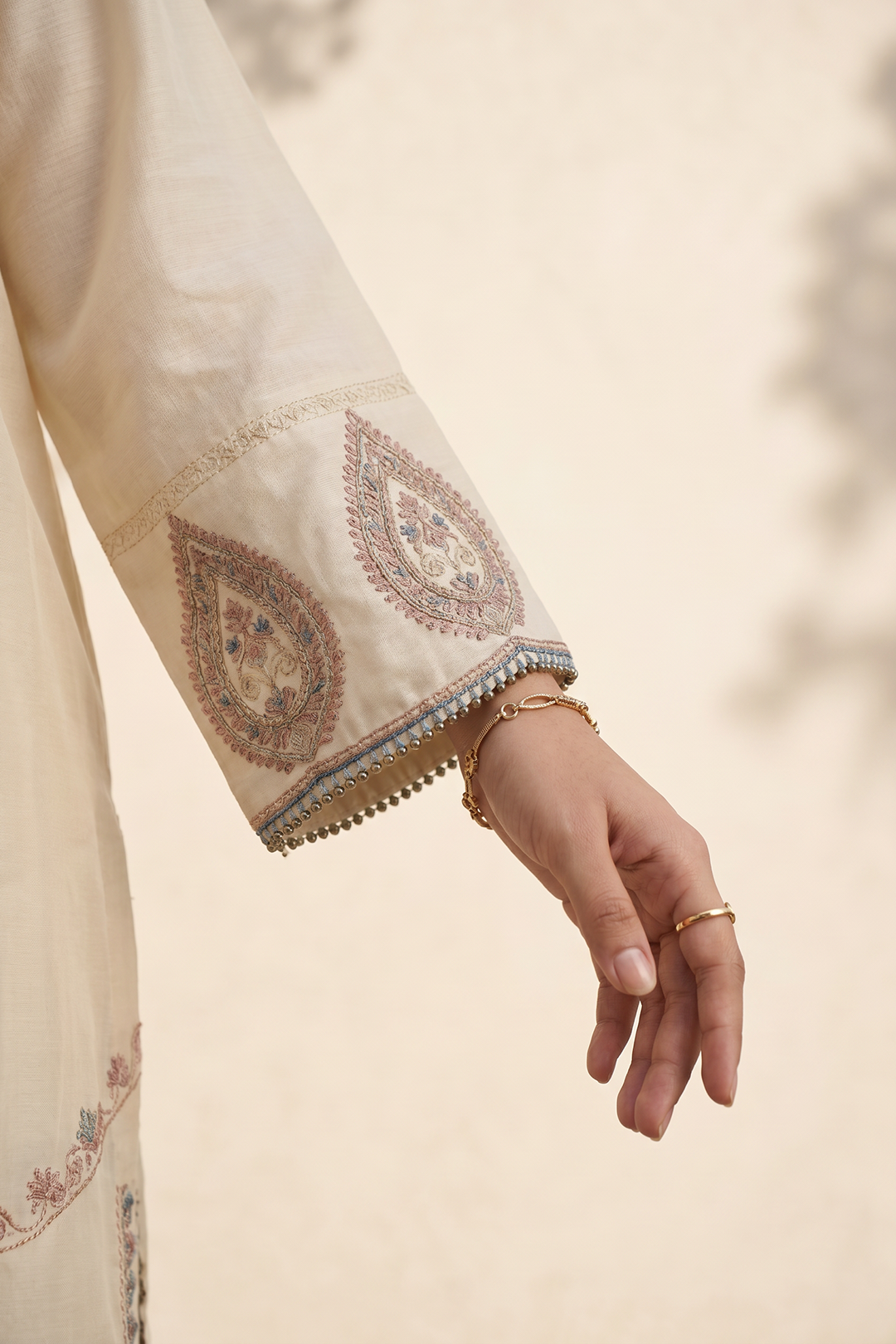 Embroidered Kurta Dupatta Trouser - 2602