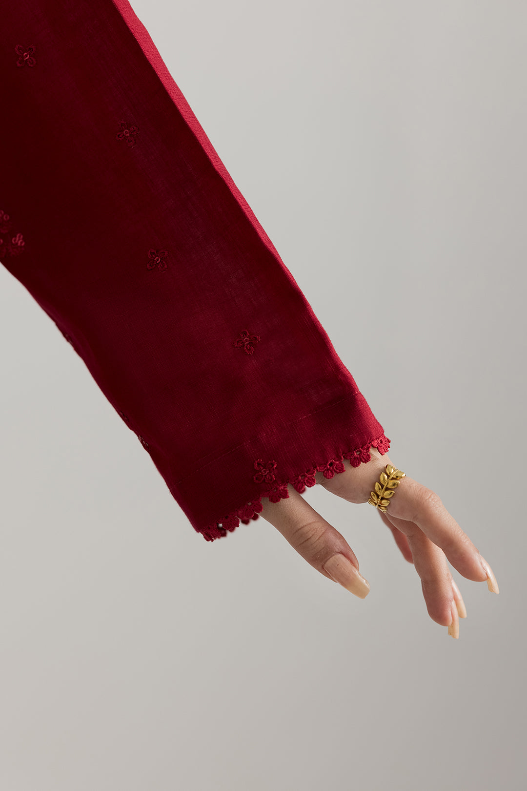 Embroidered Kurta Dupatta Trouser - 2607
