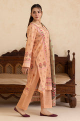 Kurta Shawl Trouser - 2784