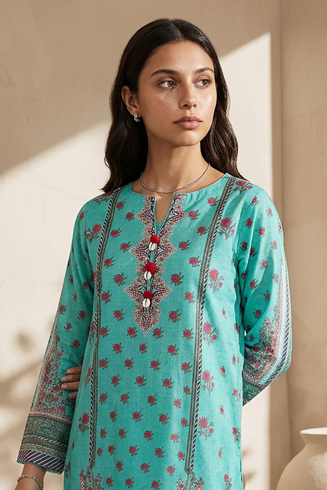 Kurta Dupatta Trouser - 2877