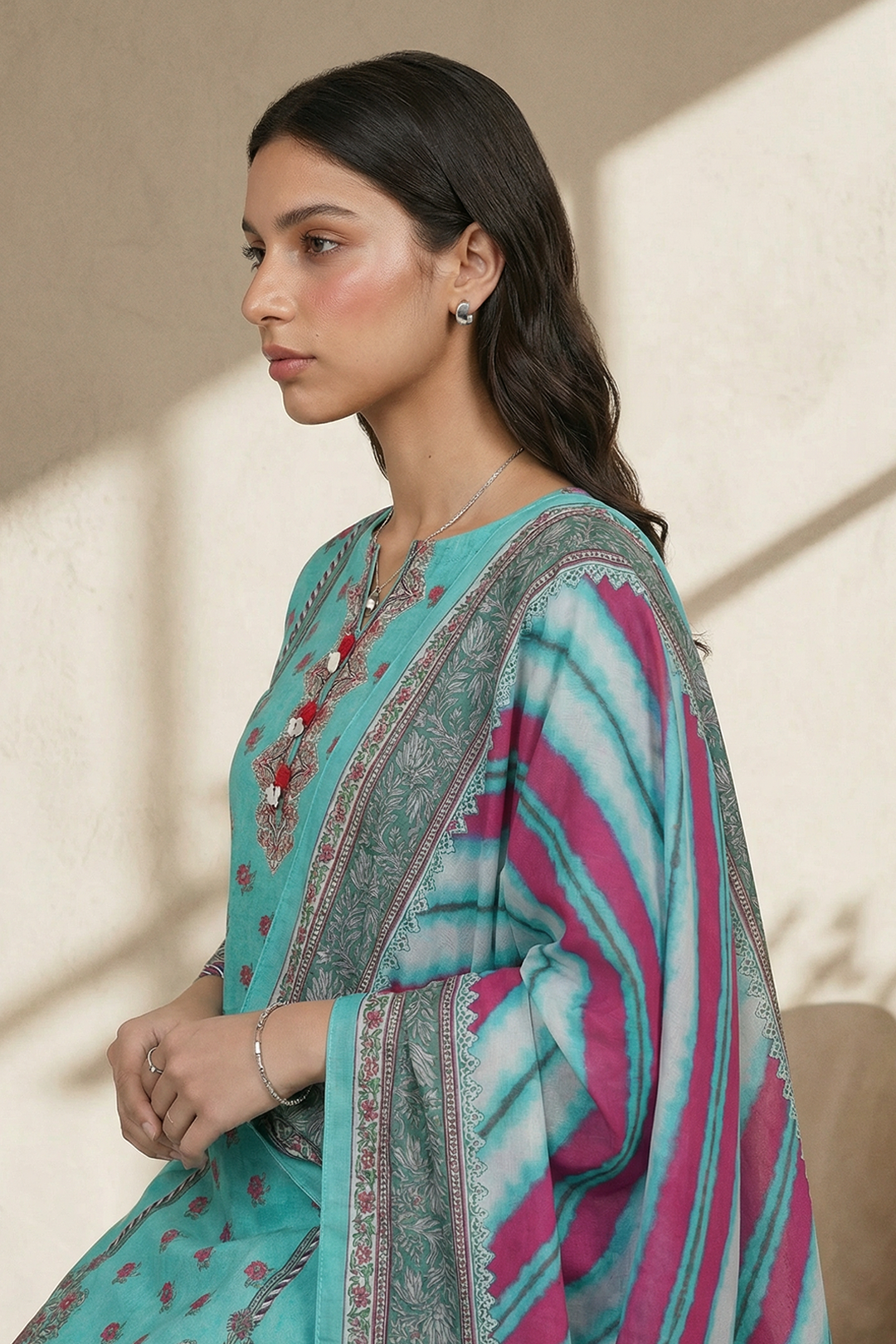 Kurta Dupatta Trouser - 2877