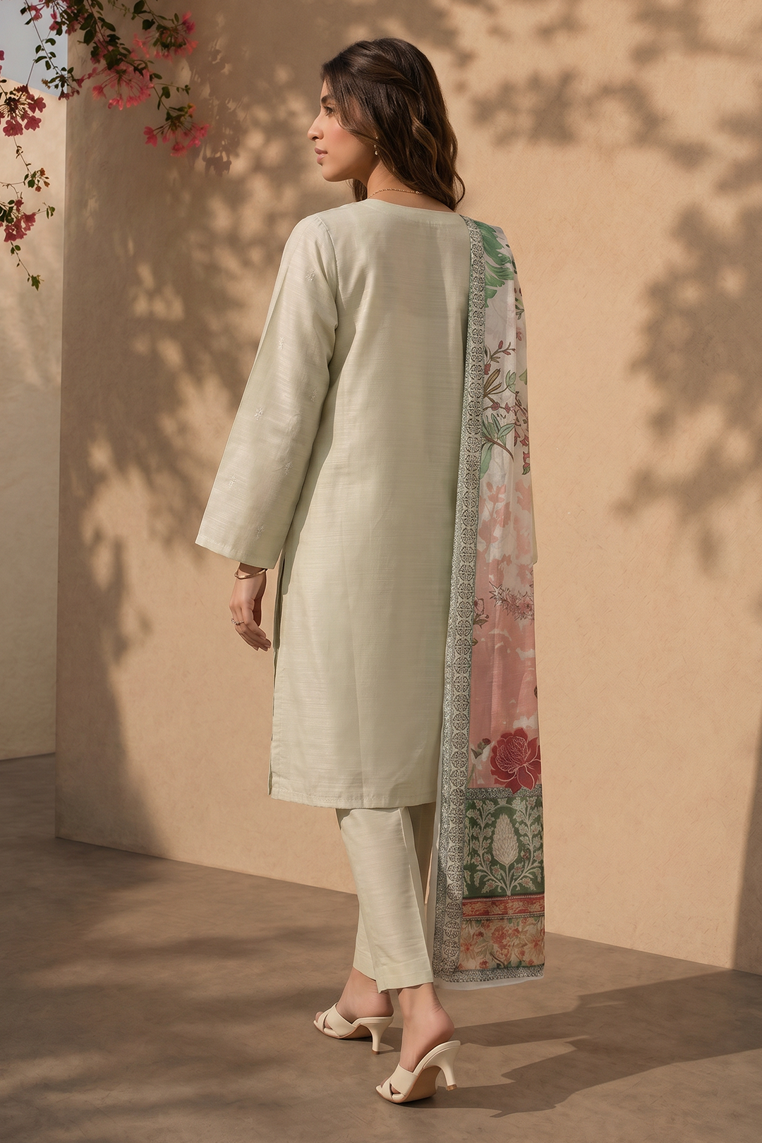 Embroidered Kurta Dupatta Trouser - 2880