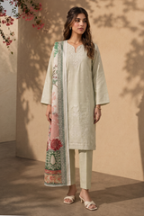 Embroidered Kurta Dupatta Trouser - 2880