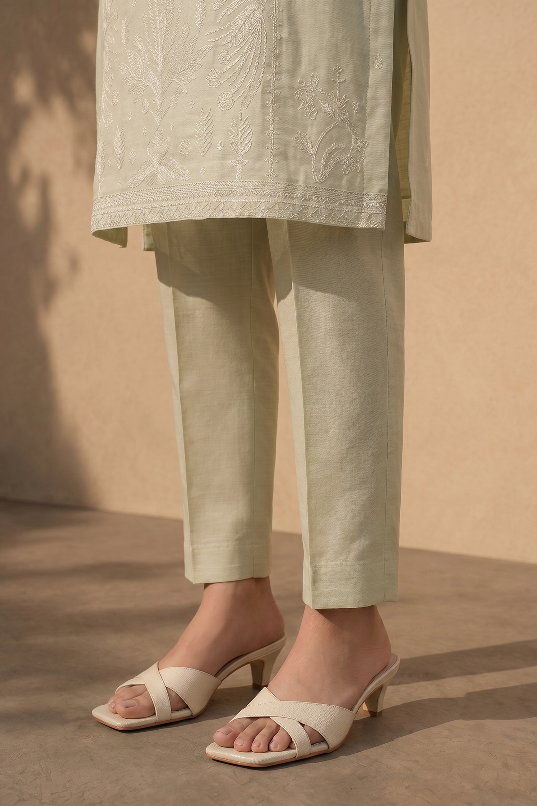 Embroidered Kurta Dupatta Trouser - 2880